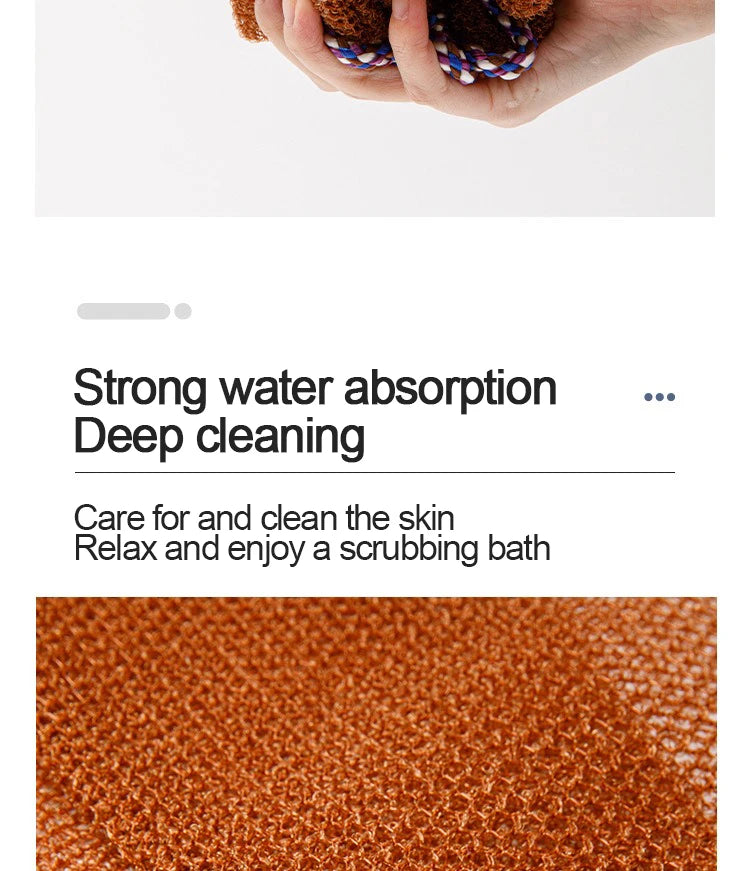 African Net Bath Sponge Shower Puff for Back Gant Exfoliating African Sponge Netsponge Shower Foam Towel