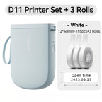 Niimbot D11 Mini Printer Wireless Phone Pocket Thermal Label Maker USB Rechargeable Inkless DIY Name Price Tag Sticker Machine
