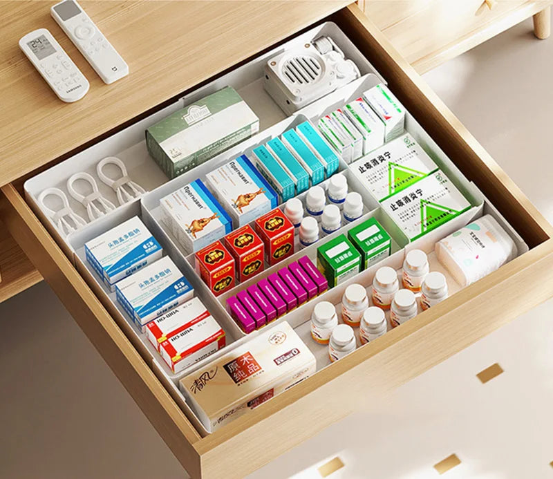 Expandable Drawer Organizer Versatile Adjustable Organizer Cutlery Tray For Kitchen Drawer Spoons Forks Knives Cutlery Holder