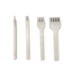 3/4/5/6mm Spacing Punch Tool For Leather Hole Punches Tool Lacing Stitching Sewing DIY Leather Craft Tools 1/2/4/6 Prong