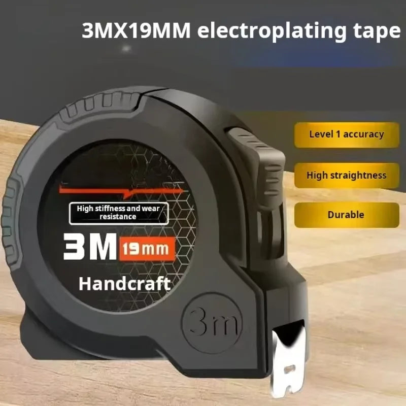 Anti drop Stainless Steel Tape Measure Heavy Duty Rugged 3 5 7.5 10 meter for Home Site DIY Flexible Retractable Measuring Tool