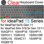 Keyboard Cover for Lenovo IdeaPad 15 3 Slim 3i 3x 5 5a 5i 1 1i 15AGP11 15AHP11 15IPH11 15IWC11 Silicone Protector Skin Case 11