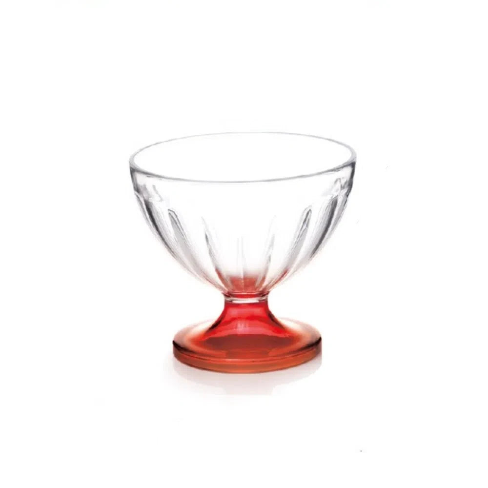 Durable Clear Ice Cream Dessert Cups 250ML Transparent Red Wine Goblet Small Plastic Yogurt Pudding Cup Party Supplies