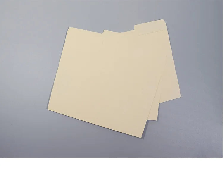 Manila Folder Letter Size A4 Office Materials Classification Storage Book Archive Folder