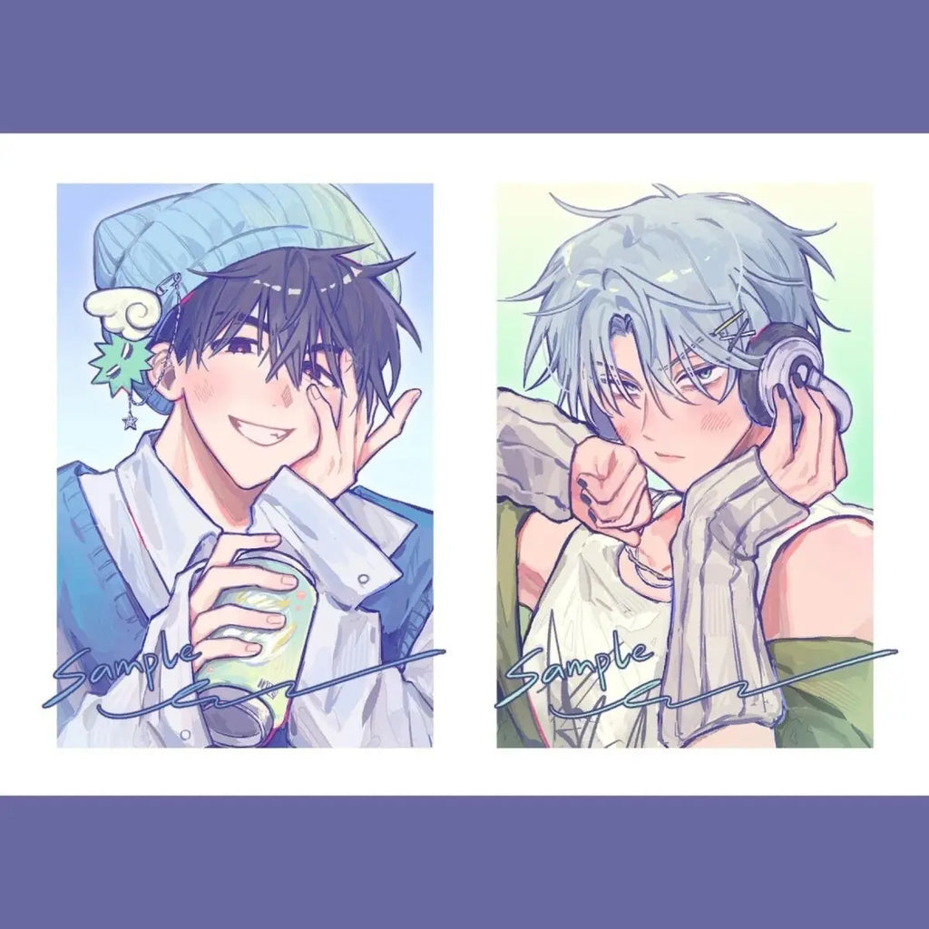 2Pcs/Set Kawaii Alien Stage Anime Photo Card Ivan Till Small Card 3inch Bookmark Collection Friends Exquisite Gift