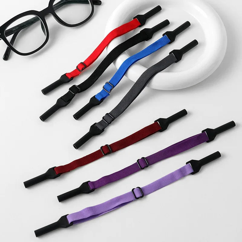 Adjustable Elastic Strap For Sports Glasses, Anti-Slip Band For Glasses, Safe Grip For Basketball, Running, Outdoor Activities