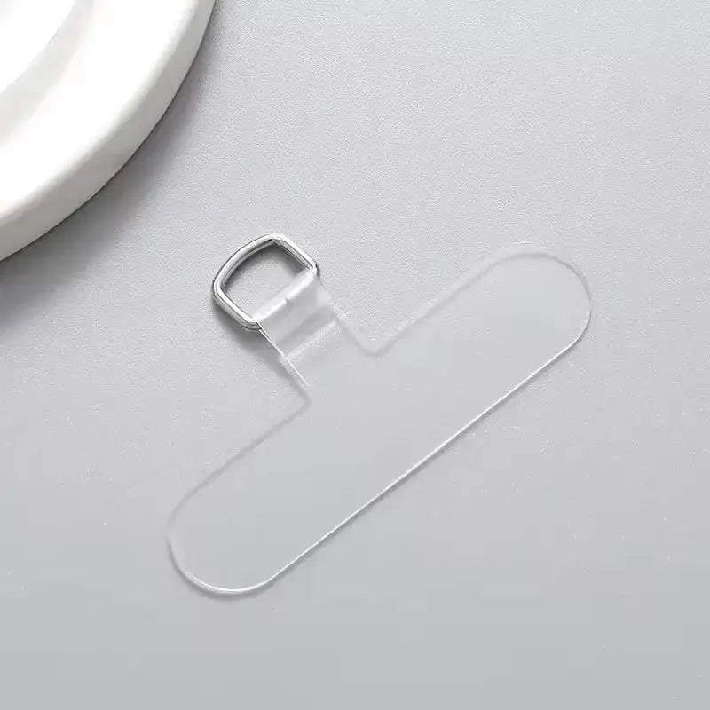 10/5/1Pcs Universal Tpu Mobile Phone Anti-lost Lanyard Card Gasket Nylon Detachable Phone Hanging PLR Strap Patch Tether Pad