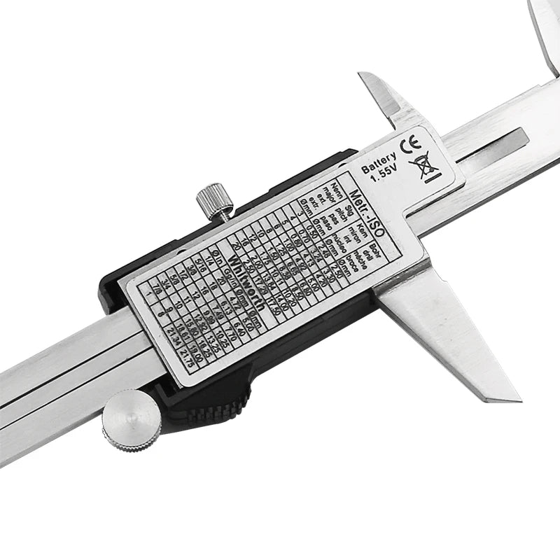 New Stainless Steel Digital Caliper 6" 150mm Measuring Tool Vernier Calipers Ruler Messschieber Paquimetro Measuring Instrument