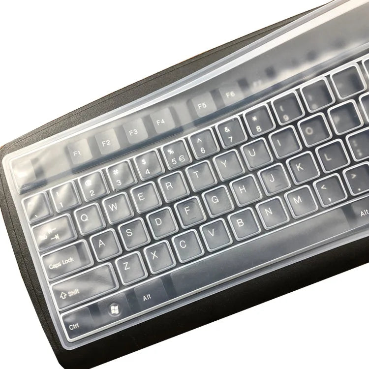 1PC Soft Silicone Keyboard Cover For Universal Desktop Computer Anti-dust Keyboard Cover Case Transparent Clear Protecter Film