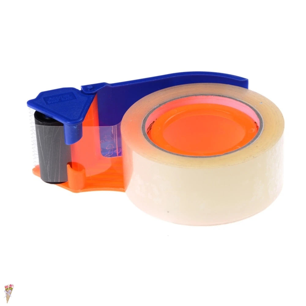 2" Width Orange Strength Sealing Apparatus Tape Cutter(Not Include Tape) Cutter Manual Packing Machine Papelaria Tape Dispenser