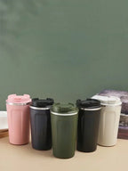 1pc 380/510ML Travel Stainless Steel Coffee Cup Thermal Mug Leak-Proof Thermos Bottle Tea Coffee Mug Vacuum Flask Insulated Cups