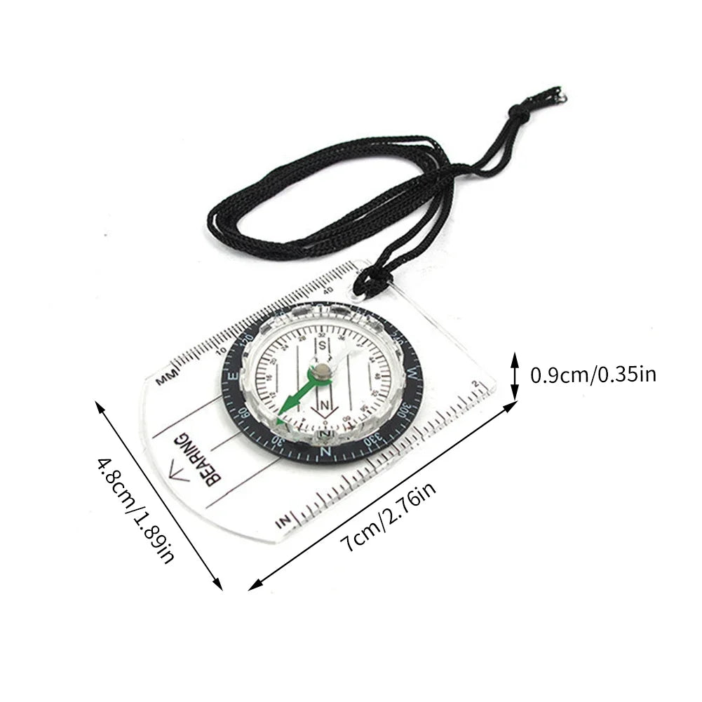 Outdoor Tactical Compass Sport Camping Hiking Compass Mountaineering Travel Professional Survival Compass Gadget Tools