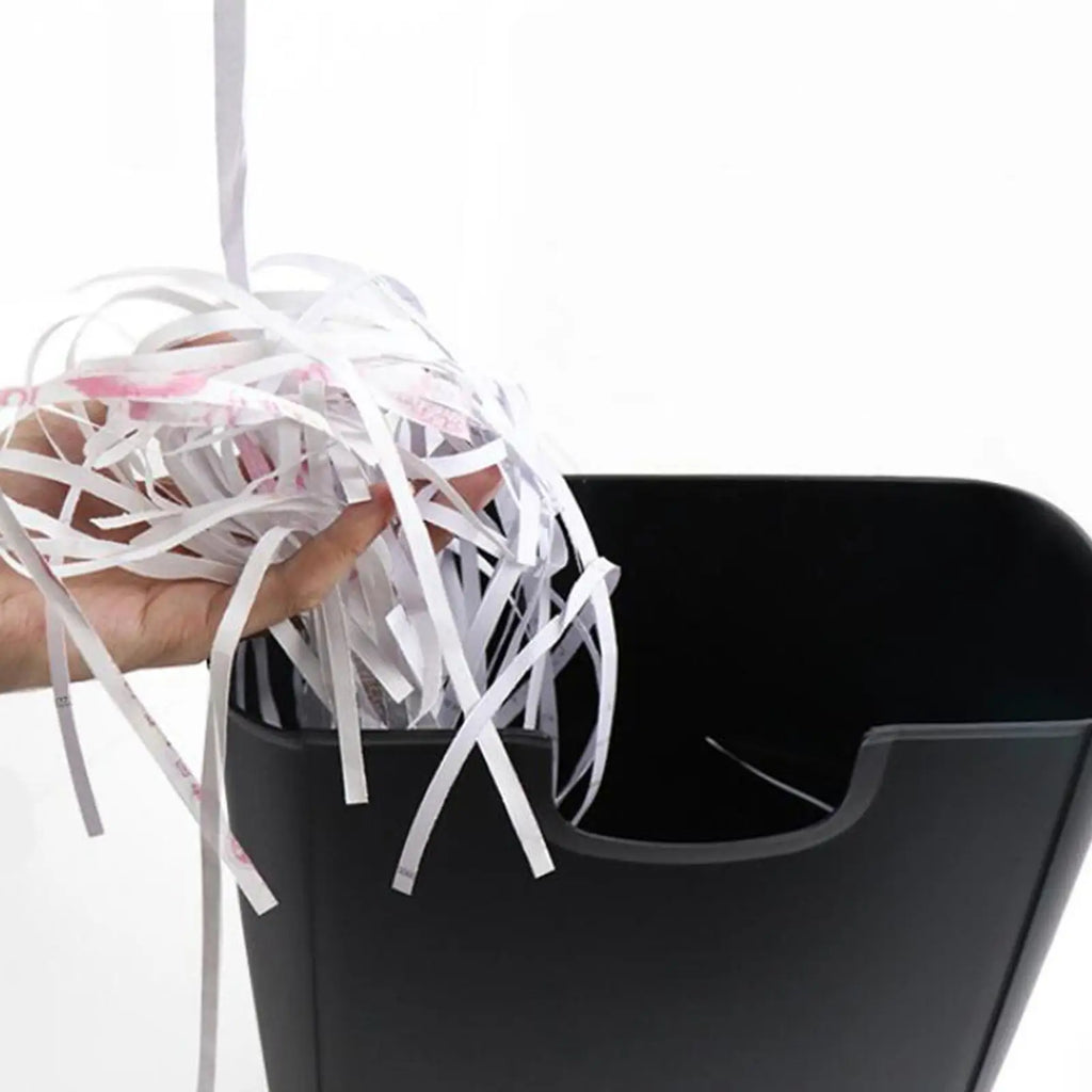 6-Sheet Paper Shredder Bank Card Photos Portable Silent Office Shredder