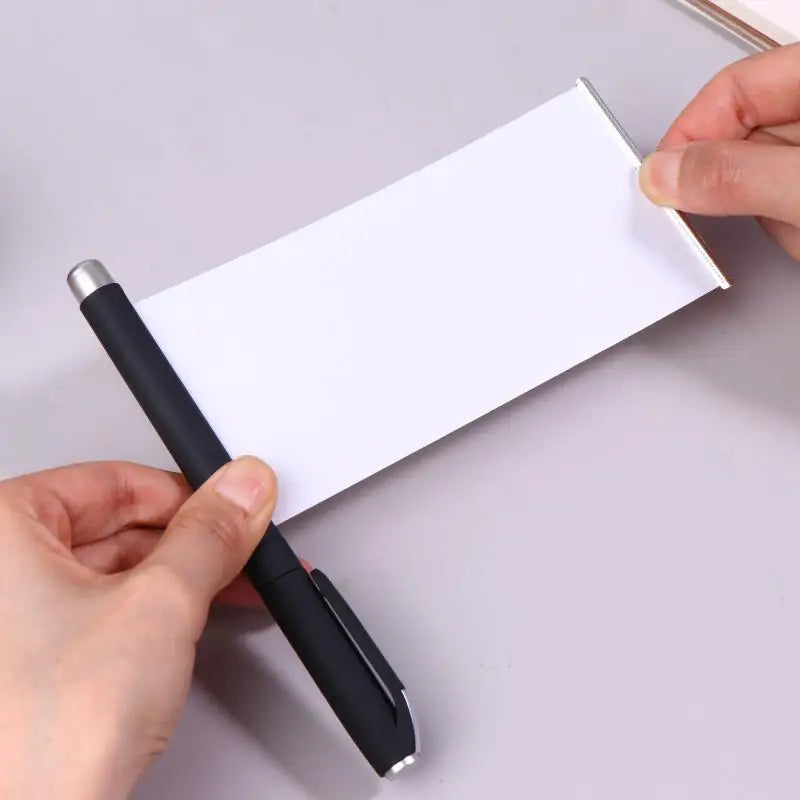 1Pcs Hidden Writable Pull Paper Pen Easy To Use Secret Information Writing Tool With Exams Notes Automatic Retractable Invisible
