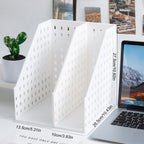 File Storage Box Vertical File Rack Book Storage Rack File Frame Desktop Information Rack File Rack