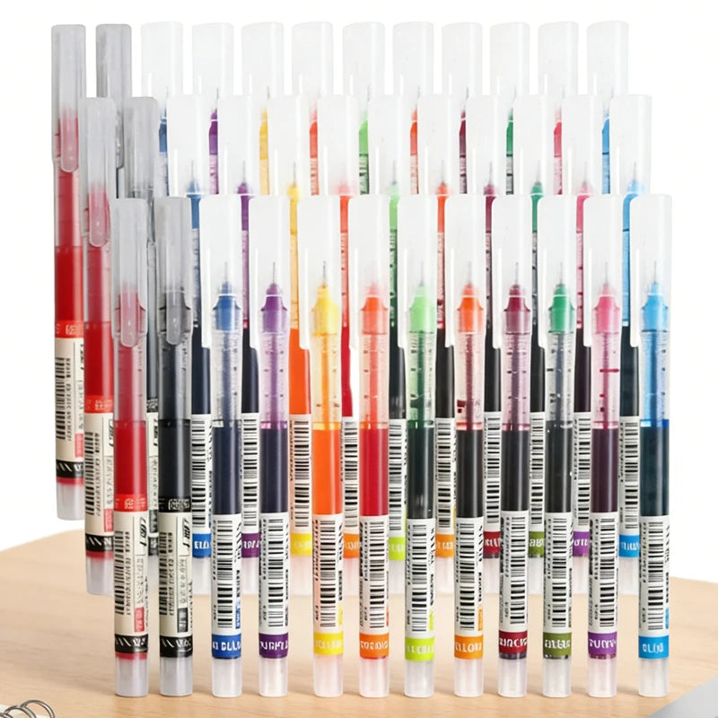3/10/50/100PCS Color Gel Pens set,0.5mm Fine Tip Ballpoint Pen for Drawing Pens for Writing Office Accessories Back To School