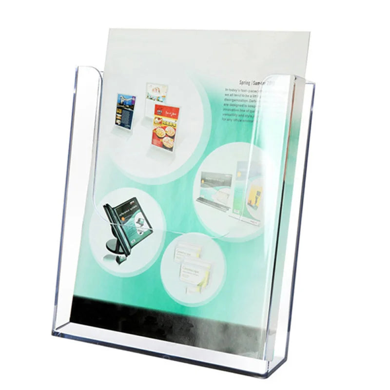 Wall-Mounted Document Organizer Practical Plastic File Holder File Paper Rack Wall Mounted/Hanging Document Paper Organizer