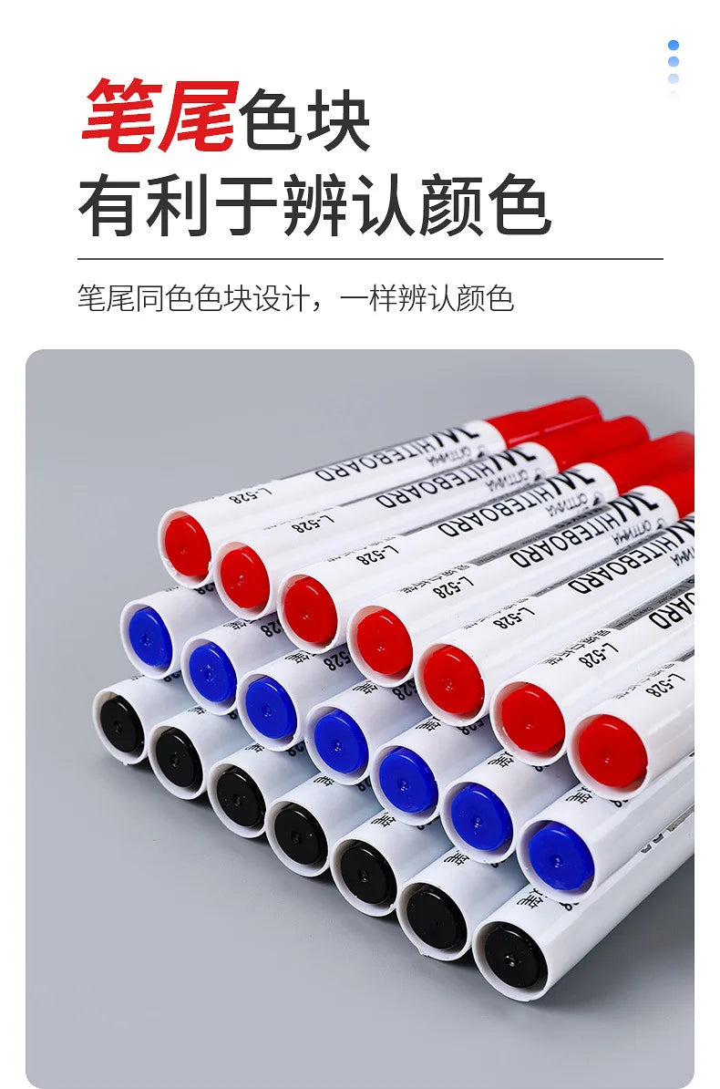 4/10 Pcs Set Erasable Magnetic Whiteboard Marker Pen Blackboard Marker Chalk Glass Ceramics Office School Art Marker Stationery