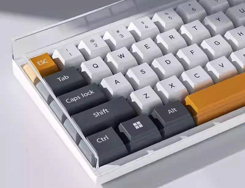 Mechanical Keyboard Dust Cover Acrylic Protecting Shell Hot Bent Compatible With Layout 60 68 87 104 96 WOOTING ROG Azoth IKKI