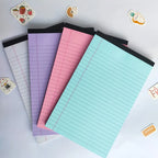 A5 Draft Notebook SImple Lined Tearable Sticky Notes Memo Book Portable Notebook with Tearable Paper