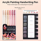 Languo 90 Colors Painting Acrylic Gel Pens Large Capacity Ink Pen for Drawing Diary Diy Coloring Doodling Painting Art Supplies