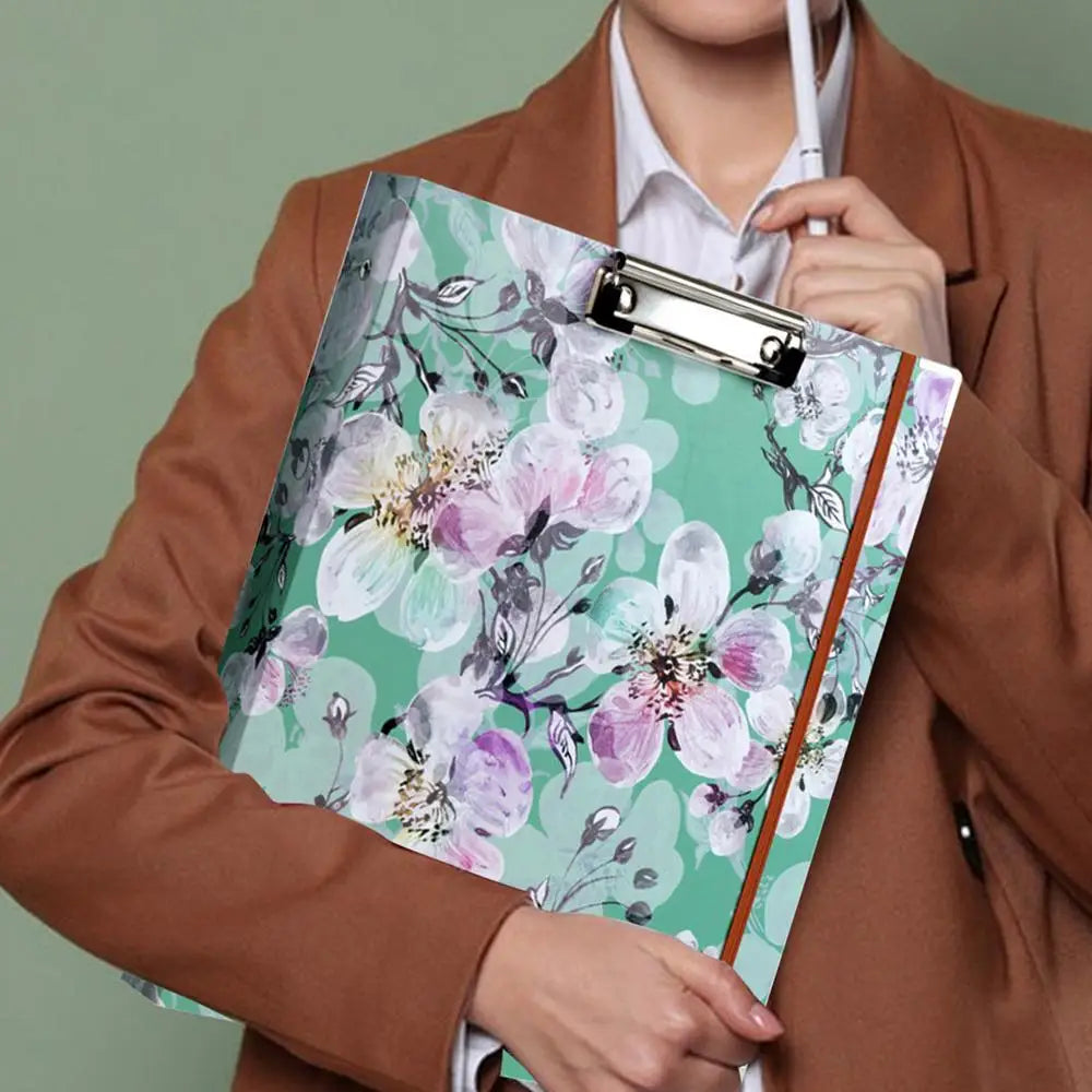 3 Ring Binder Portable 3Ring View Binder Non-Stick File Folders Letter Size Refillable Office Supplies with Divider School
