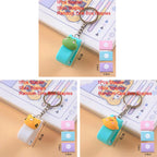 1-3sets Portable Cartoon Animal Mini Trumpet Stapler Paper Binder Stationery Staples Office Binding Tool School Kawaii Supplies