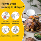 50pcs Air Fryer Parchment  Disposable Steamer Liners Kitchen Cookers Oil-proof Paper Barbecue Fryer Baking Accessories      0151