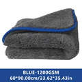 SEAMETAL Thicken Car Cleaning Towel 1200GSM Super-Absorption Microfiber Washing Towel Ultra-Soft Scratch-Free Car Drying Cloth