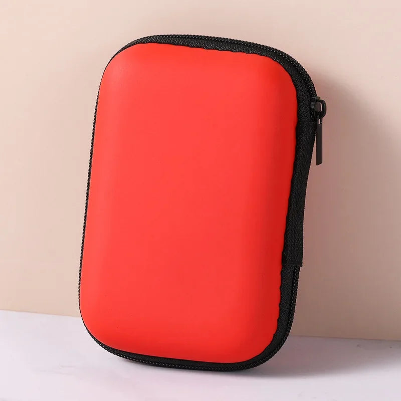 1-20PCS Headphone Organizer Portable Travel Cable Organizer Data Cable Organizer Bag Zipper Bag Electronics Organizer Bag