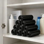 100 Large Black Trash Bags – Leak-proof, Durable Polyethylene
