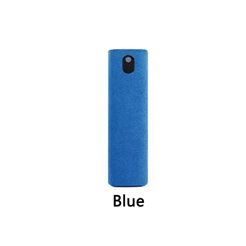 2-In-1 Soft Microfiber Polishing Cloth Screen Cleaner Spray Mini Cleaner Spray For Tablet Phone Glasses Computer Screen Cleanier