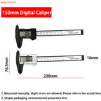 0-100mm/0-150mm Carbon Fiber Digital Caliper 0.01mm High Precision, Electronic Vernier Measuring Large LCD Screen Inch/mm