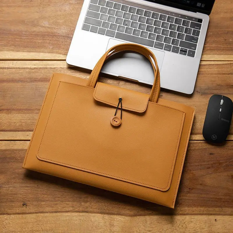 Lightweight Laptop Bag/Business Bag Briefcase, Large Capacity Storage Bag ,Applicable MacBook Air 13 Pro 14 16 Huawei 15.6 Inch