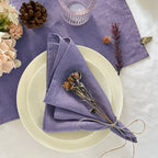 Set Of 6 40x40cm Table Cloth Napkins Durable Polyester Thicken Placemat Reusable for Kitchen Dining  Wedding Decoration