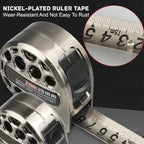 New 3/5/7.5M Metric Tape Measure Stainless Steel Anti-corrosion Retractable Ruler Woodworking Ruler Metric Tape Measuring Tools