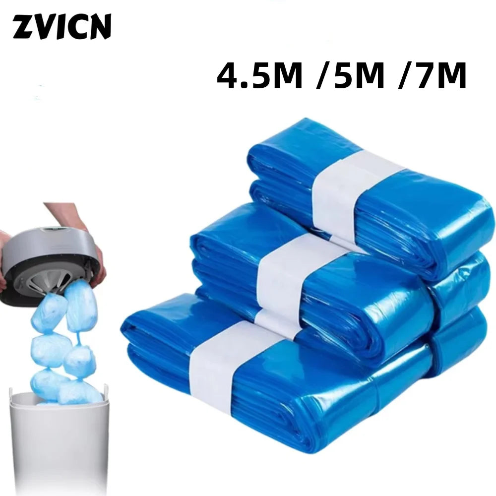 4.5M Blue Bady Diaper Pail Refills Bags for Angelcare Trash for Sangenic Tommee Tippee for Twist & Click for Genie
