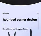Black Blade Scissors, Sharp Multi-Color Household & Office Small Scissors, Paper Cutting Stationery for Handmade Crafts DIY