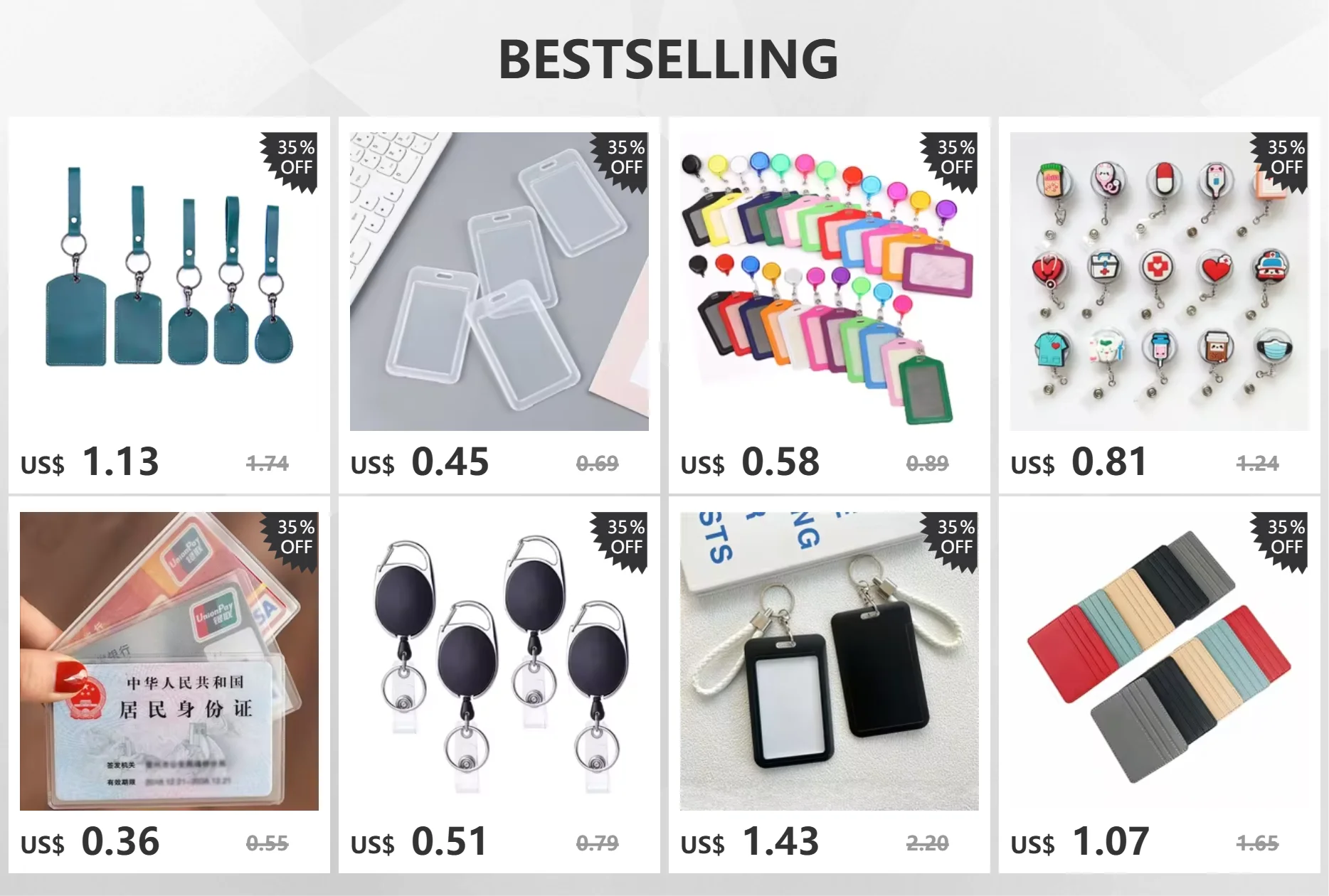 1Pc Solid Color Student Bus ID Card Protective Cover Keyring School Access Door Card Credit Card Holder Bag Set Key Chain