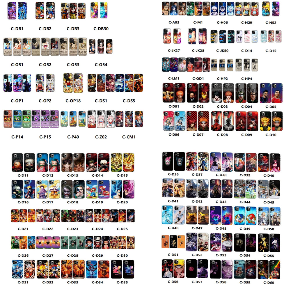 Anime 3D Lenticular Phone Case for iPhone,SAMSUNG,,Xiaomi/Redmi,ect. Creative Phone Cover Kids Children Birthday Gift