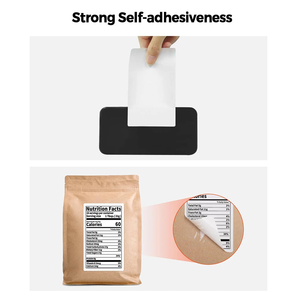 4x6 Inch Direct Thermal Label Paper 100x150mm White Labels 100/200/500 PCS Adhesive Shipping Labels For DHL UPS Express Business
