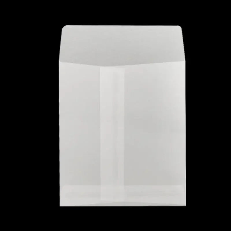 50pcs/lot Translucent Mini Envelope Jewelry Storage Bag for Card Earring Necklace Gift Packaging Bags Wedding Wedding Envelopes