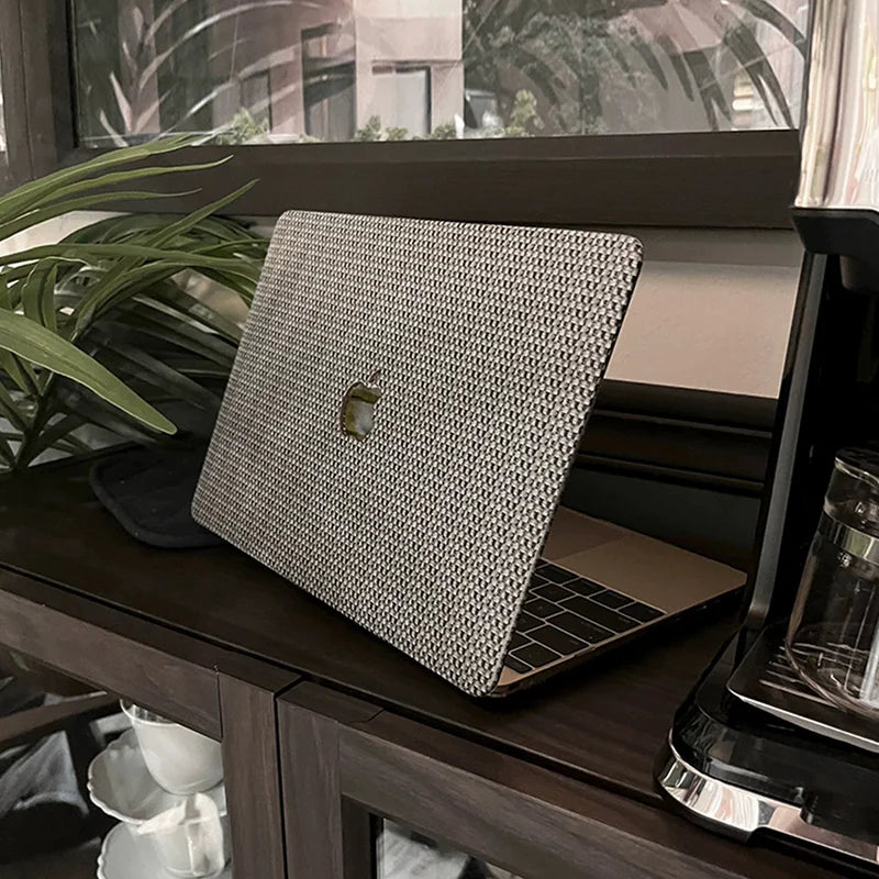 2026 Laptop Case for Macbook Neo Air M4 13 M2 Pro 13 14 A3434 Protective Hard Shell for M3 15 Mac Retina A2681 Woven Pattern