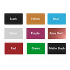 50 Pcs/Set Portable Laser Engraving Aluminum Metal Carte Business Card Blank Name Cards