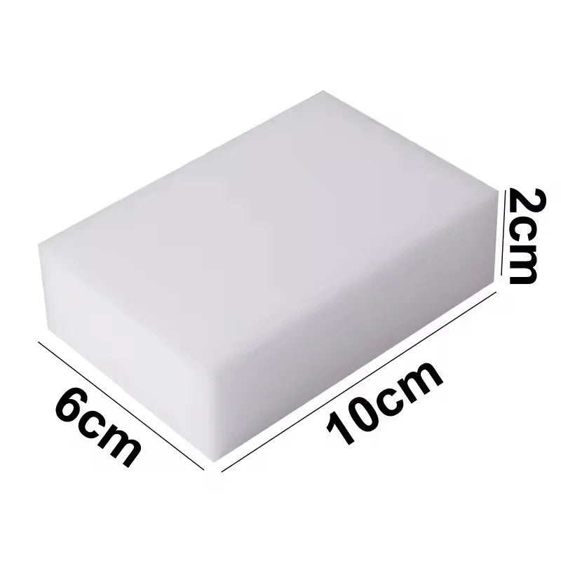 50/100Pcs Magic Sponge Cleaner Melamine Foam Scrubber for Kitchen Bathroom Stain Remover Dishware Household Cleaning Tools