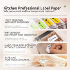 1 Roll NIIMBOT White/Cold Thermal Adhesive Label for B1 B21 B3S B31 B4 Anti-Oil Tear-Resistant Price Tag Home Bussiness Use