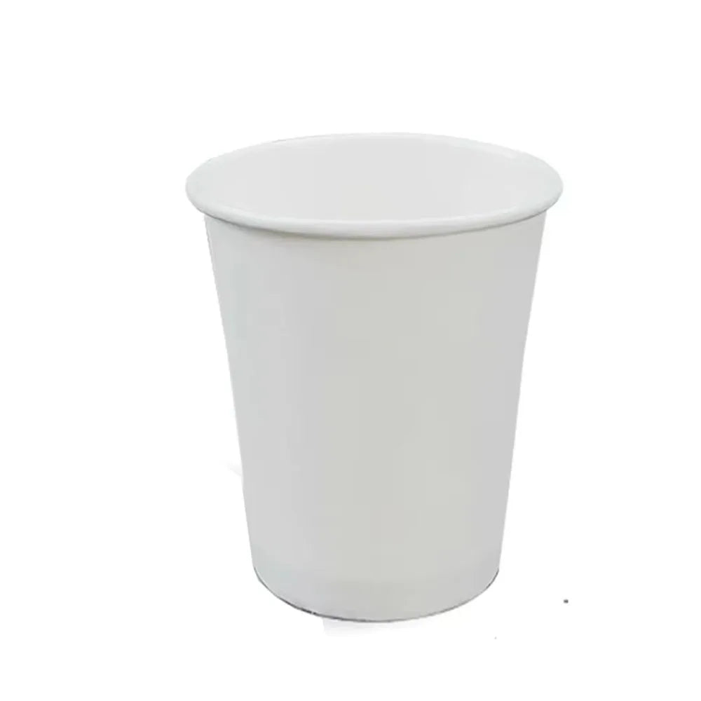 200Pcs 30/60/120/200ml Disposable Paper Cup Thickened Solid Color Paper Coffee Cup Multisize Food Grade Tasting Cup