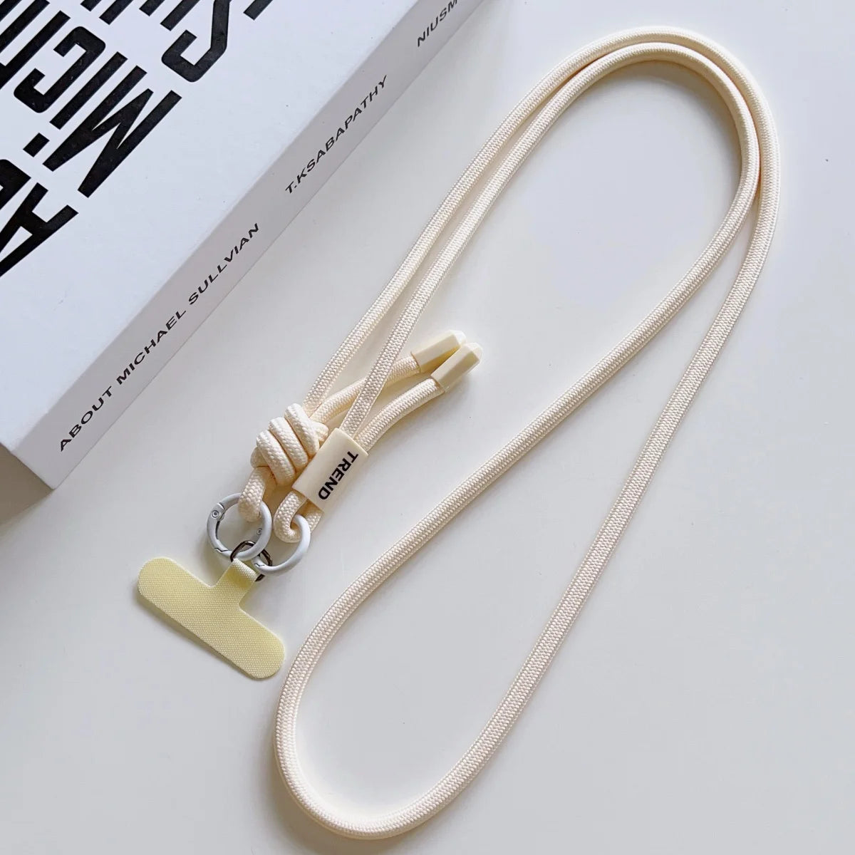 1Pc Universal Long Phone Lanyard Length Adjustable Neck Hanging Rope Crossbody Rope With Phone Case Connection Clip