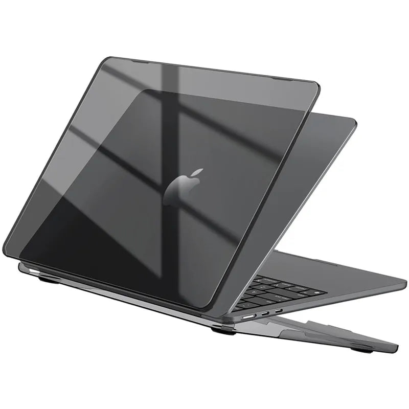 Black Clear Laptop Case for Macbook Neo 2026 Air 13.6 M4 15 M3 Hard Cover for Mac Book Pro 13 M1 Chip M2 12 14 16 M5 Hard Sleeve