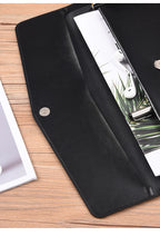 A6 A5 A4 Leather File Folder Data Package Document Bag Fashion Briefcase Data Contract Bill File Bag School Office Supplies